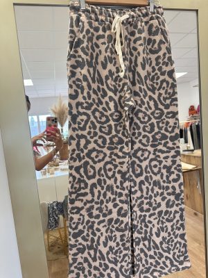 Jogging leopard